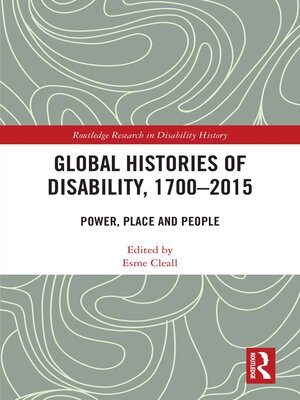 cover image of Global Histories of Disability, 1700-2015